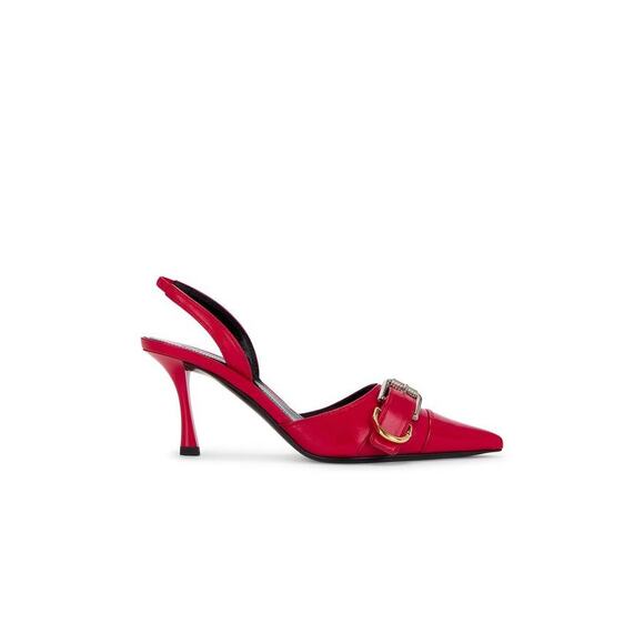 Givenchy Voyou 75MM Slingback Pump in Red 36.5 - Picture 2 of 5